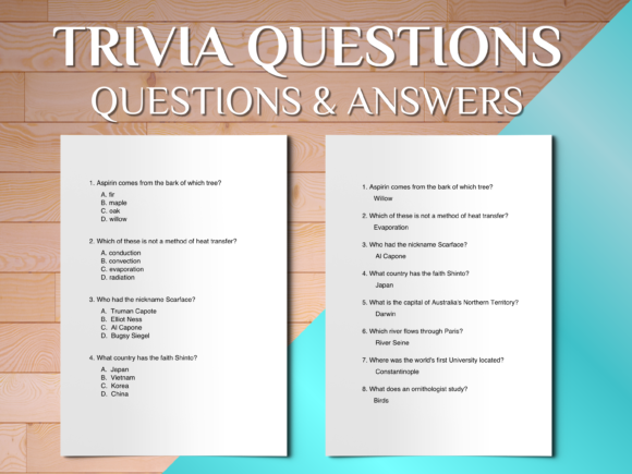 96 Trivia Questions and Answers: Your Complete Printable Resource for Engaging Gatherings