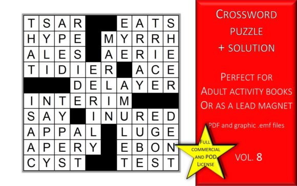 Crossword Puzzle Page with Solutions V.8: Strategic Asset Integration for Publishers and Creators