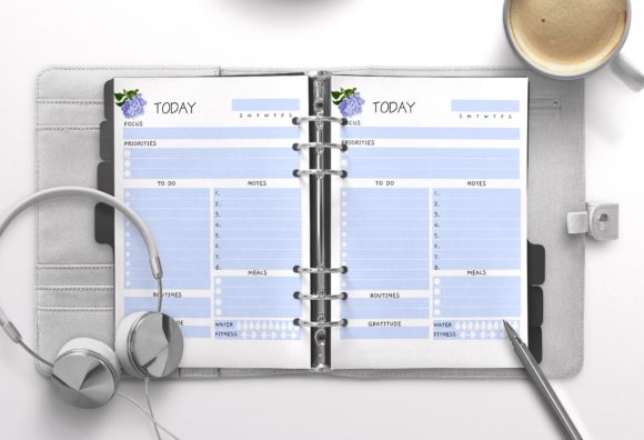 Daily Planner Letter Liliac 100 Pages