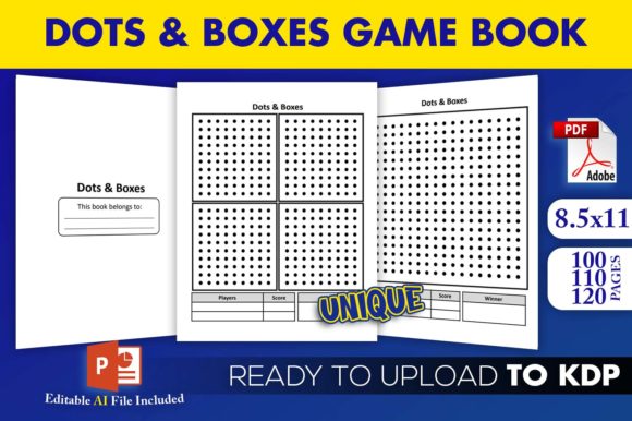 Dots and Boxes Game Book KDP Interior: A Practical Resource for Low-Content Publishers
