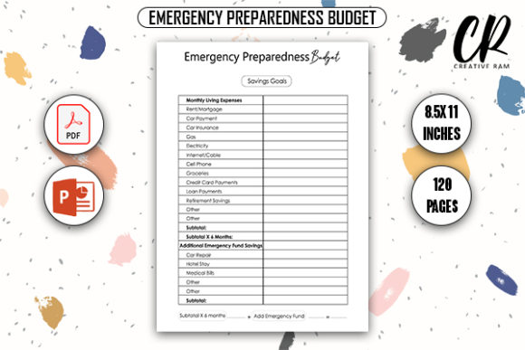 Emergency Preparedness Budget KDP: Ready-to-Upload Files
