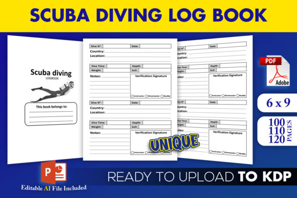 Evaluating the Scuba Diving Logbook KDP Interior for Self-Publishing