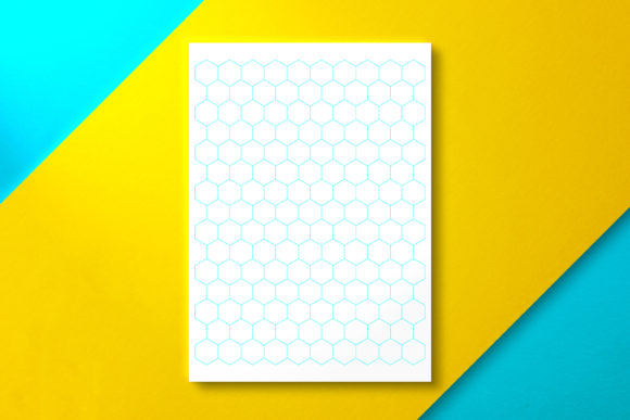 Hexagonal Grid Paper Letter Cyan: Integrating Specialized Layouts into Professional Workflows