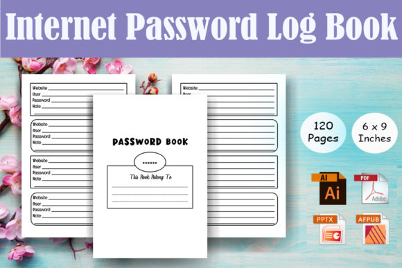 Internet Password LogBook - KDP Interior: A Practical Asset for Low Content Publishers