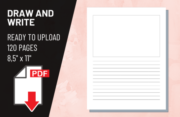 KDP Interior Draw and Write Journal Design