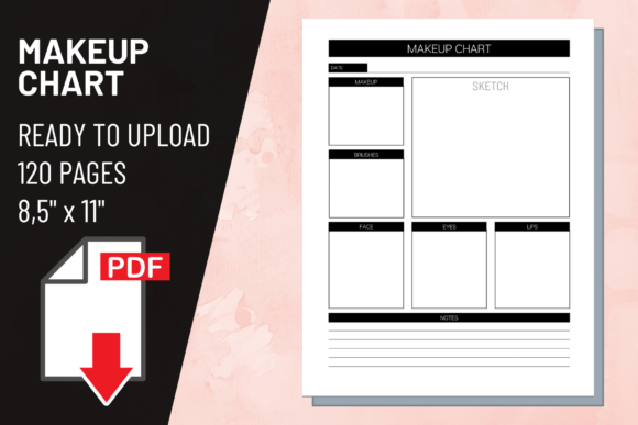 KDP Interior Makeup Chart: A Practical Resource for Beauty Publishing