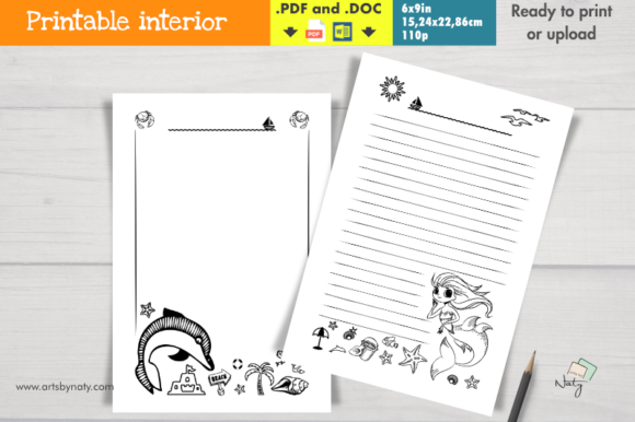 Mermaid Draw, Write and Color Journal: A Versatile Asset for Creators and Educators