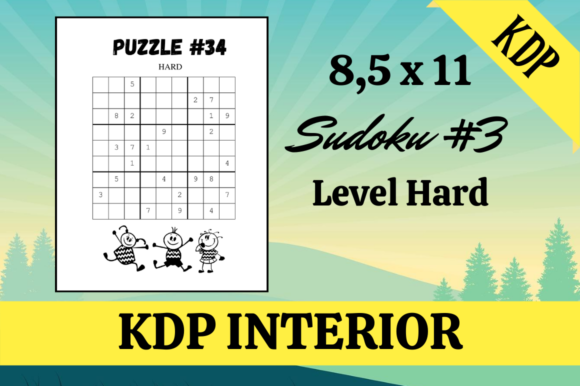 Sudoku 3 40 Puzzles KDP Interior: Streamlining Low-Content Book Creation